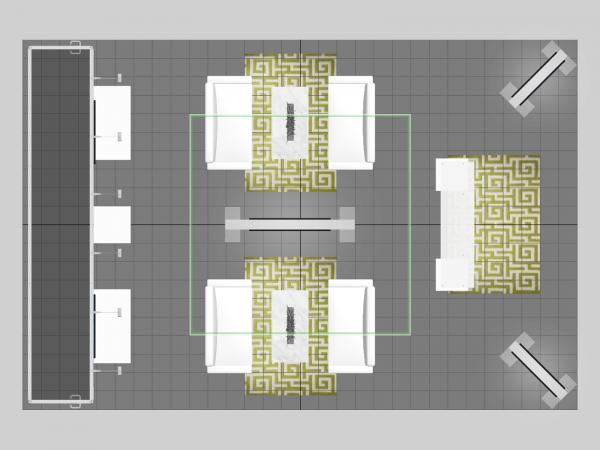 VK-5209 Island Trade Show Exhibit -- Plan View