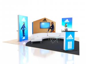 VK-5212 Island Trade Show Exhibit -- Image 1