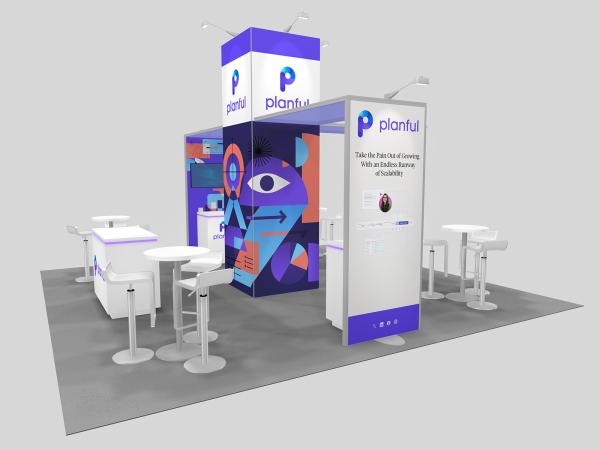 RE-9195 Island Rental Trade Show Exhibit -- Image 2