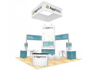 RE-9123 Rental Trade Show Island Exhibit -- Image 1