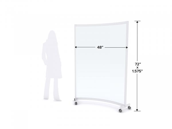 MOD-8013 Safety Divider Dimensions