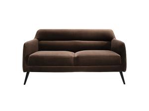 Valencia Loveseat, Brown (CESS-056) -- Trade Show Furniture Rental