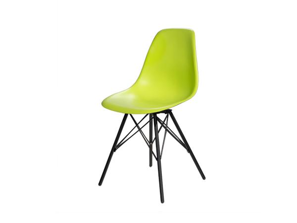 CEGS-048 | Chelsea Chair w/ Black Tower Base Chartreuse | Trade Show Furniture Rental