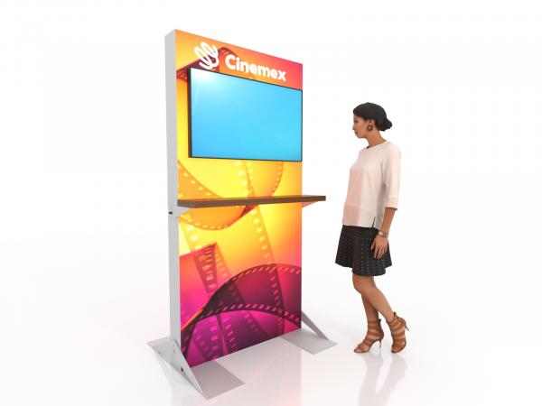 MOD-1663 Monitor Stand (Single-sided Shelf) -- Image 1 