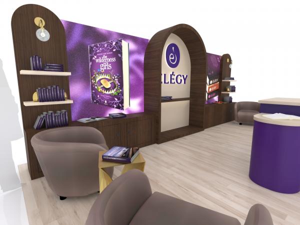 ECO-2131 Sustainable Display w/ Sconce Light Fixture Option -- Image 5