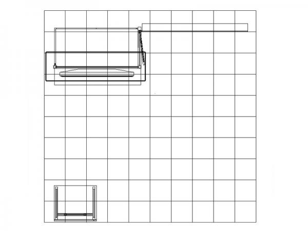 ECO-1074 Sustainable Trade Show Exhibit -- Plan View