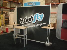 VK-1209 Sacagawea Portable Hybrid Display with Tension Fabric Graphics and Monitor Mount -- Image 1