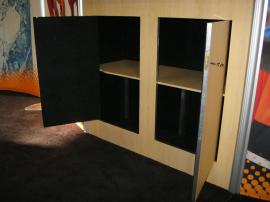 Modified ECO-2003 Inline with Custom Recycled Tension Fabric Canopies, 3D Lettering, and Custom Eco Panel Podium -- Image 2