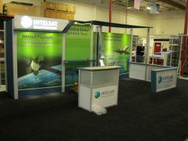 Customized ECO-2031 w/ Custom Header, Canopy, Side-wall, and Reception Podium -- Image 1