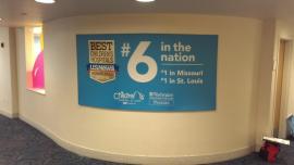 Curved TSP 10 Silicone Edge Graphic and Frame. Wall Mounted -- Image 1