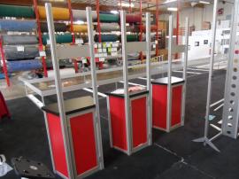 MOD-1249 Monitor Stands with Locking Storage -- Image 2