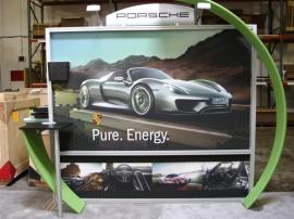 eSmart ECO-1009 with Recycled Fabric Graphics, LED Lights, Curved AERO Frame Accents, and Roto-molded Shipping Cases with Wheels -- Image 1