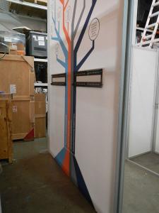 RENTAL: Custom Island Design with 16 ft. High Graphic Towers -- Image 1