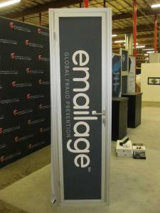 eSmart ECO-2059 with Tension Fabric Graphics, Large Storage Closet, Cabinets with Locking Doors, and LED Lighting -- Image 3