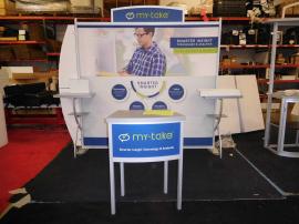 Modified VK-1211 Sacagawea Portable Hybrid Display with (2) Backwall Workstation Counters