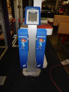 iPad Stands with Locking Clamshell, Rotation (Portrait to Landscape), and Graphic Wings