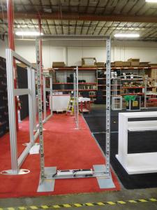 SuperNova LED Lightbox Frame (48" x 96") with Lights, Boomerang Base Plates, and Transformer Tray