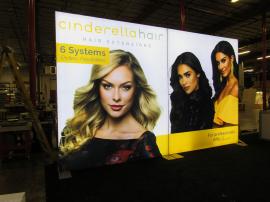 Double-sided LED Lightbox with Tension Fabric Graphics