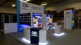 Custom Island with Backlit Graphics -- View 2