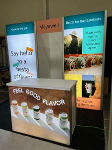 RENTAL: Gravitee System Inline Design with Backlit Gravitee Panels