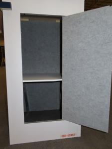 LTK-1016 Modular Counter with Locking Storage and Shelf -- Image 3