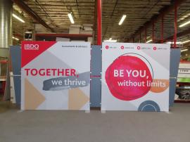 <b>Modular VK-2310 Portable Display with SEG Fabric Graphics and Sintra Wings [ORD-65635]</b>