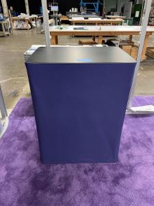 SYM-416 Symphony Portable Counter with Tension Fabric Graphic and Shelving