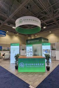 RENTAL: Island Design with Conference Room Structure @ 156" Wide x 118" Deep x 142.5" High with Gravitee System Panels and Other Extrusion Components -- View 3