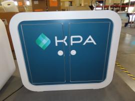 Modified MOD-1573 Custom Counters with Backlit Graphics and Locking Storage -- View 3