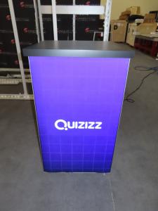 MOD-1701 Modular Counter with Backlit Graphic and Locking Storage -- View 2