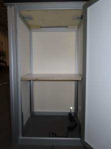 MOD-1701 Modular Counter with Backlit Graphic and Locking Storage -- View 3