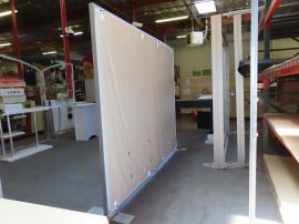 SYK-1050 Symphony Portable Display with Backlit Fabric Graphic -- Back View