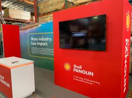 RENTAL: RE-2054 Gravitee Panel System Inline Design with Storage Closet -- View 2