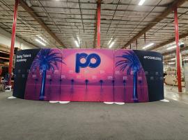 Custom Double-sided Aero Tube Displays with Pillowcase Fabric Graphics -- View 3