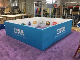 Square Overhead Hanging Sign -- Outside