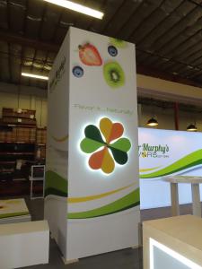 Custom Island Exhibit w/ Custom Counters -- View 6