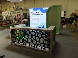 Custom Reconfigurable Inline/Island Exhibit with Backlit Graphics -- View 5