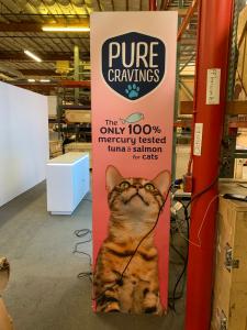 RENTAL: Custom Inline Gravitee System Design with (6) 53" Wide x 12" Deep White Laminated Shelves with LED Lighting -- View 4