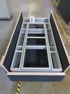 Gravitee Modular Tower/Closet with Locking Door @ 96" W x 50" D x 125" H with Crate Packaging -- View 4