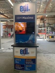 RENTAL: RE-9068 Island Design with 10 ft. High Storage Tower -- View 2