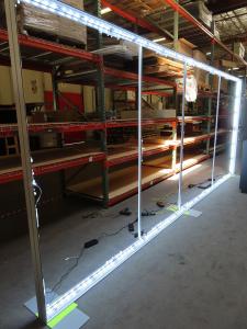 Modified VK-1968 SuperNova Lightbox with SEG Fabric Graphic -- View 3