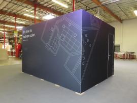 Modified GK-5155 Gravitee Conference Room with External and Internal SEG Fabric Graphics