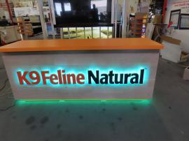 Custom Island Exhibit with Backlit Fabric Graphics -- View 8