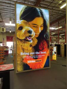 Custom Island Exhibit with Backlit Fabric Graphics -- View 7