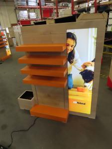 Custom Island Exhibit with Backlit Fabric Graphics -- View 3