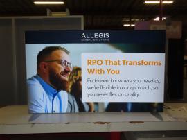 VK-0003 Backlit Table Top Display with Tension Fabric SEG Graphic