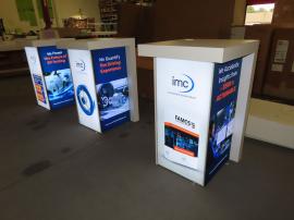 Modified MOD-1731 Counter w/ Backlit Graphics, Locking Storage, and Grommet