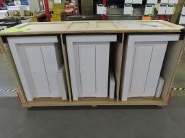 Modified MOD-1731 Counter w/ Backlit Graphics, Locking Storage, and Grommet -- View 4