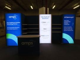 GK-2023 Backlit Reconfigurable Exhibit with SEG Fabric Graphics -- View 2