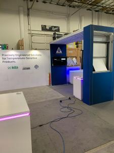 RENTAL: Arch Canopy Structure with Front Gravitee Wall -- View 2